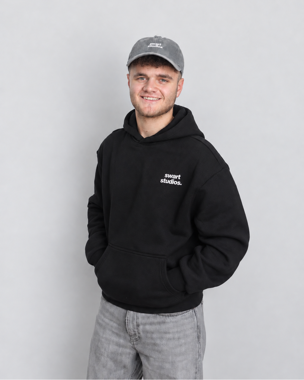 Basic hoodie black