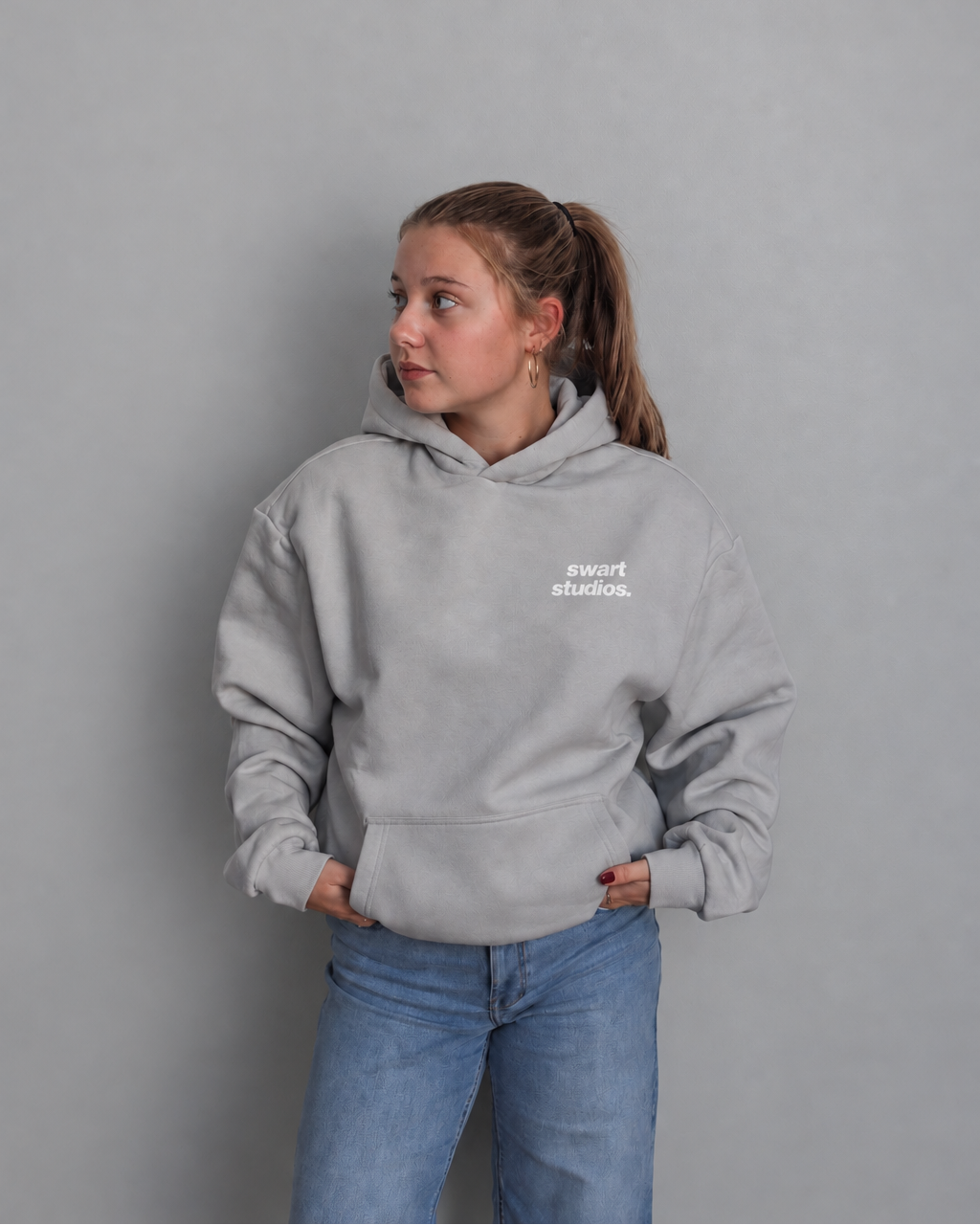 Basic hoodie grey