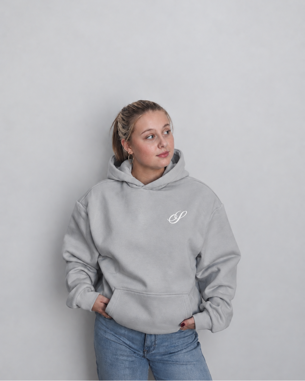 Signature hoodie grey