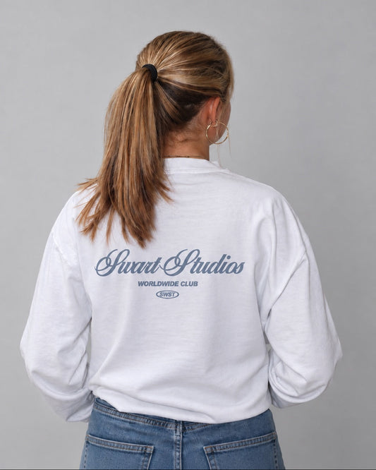 Signature longsleeve dusty blue