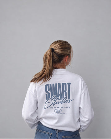 Statement longsleeve dusty blue