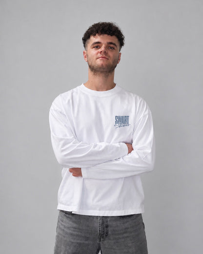 Statement longsleeve dusty blue
