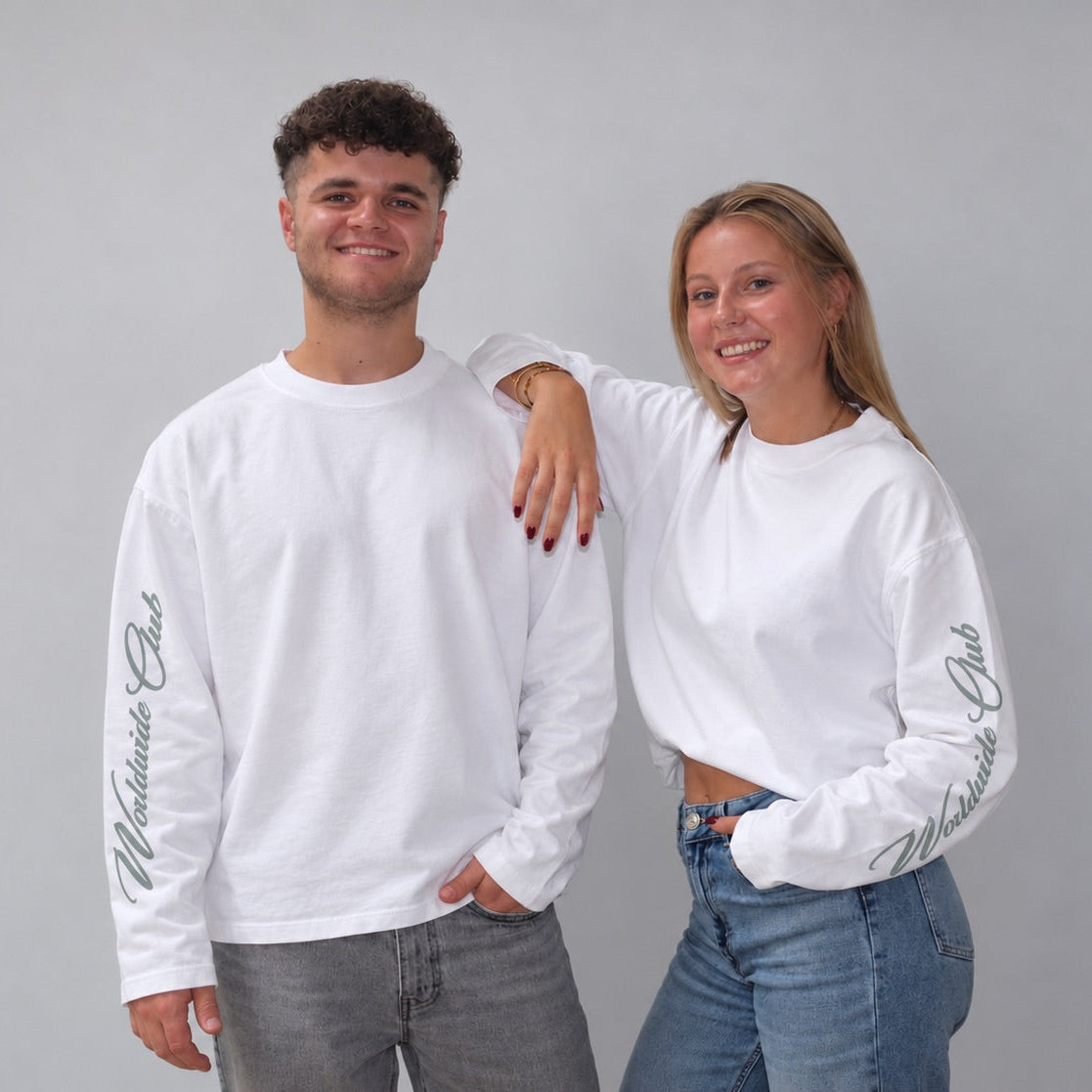 Worldwide club longsleeve sage green