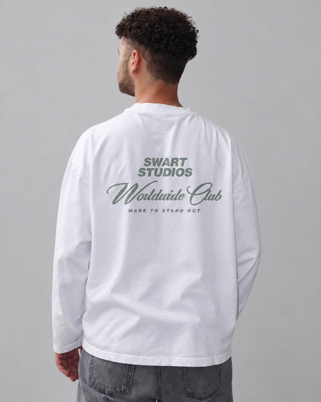 Worldwide club longsleeve sage green