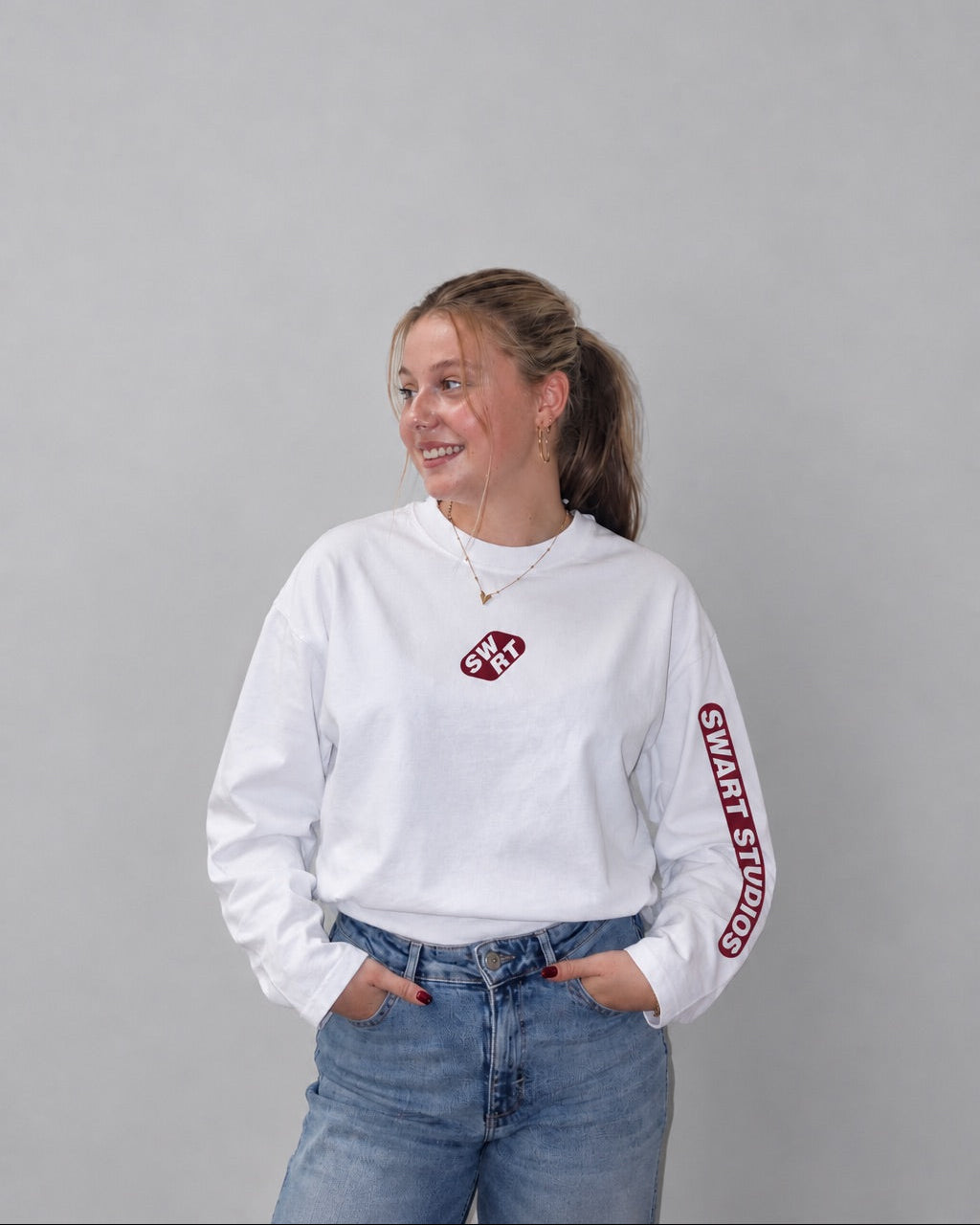 SWRT longsleeve burgundy