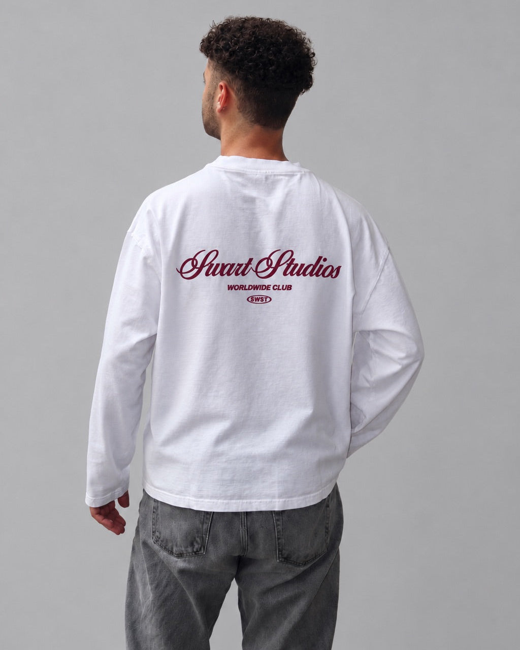 Signature longsleeve burgundy