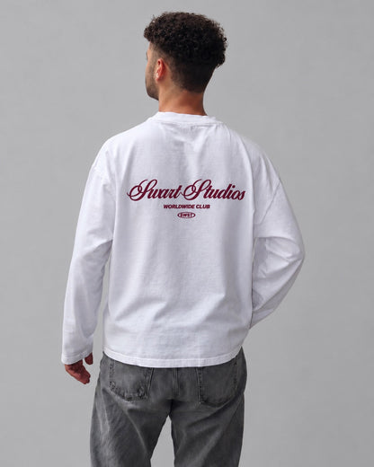 Signature longsleeve burgundy