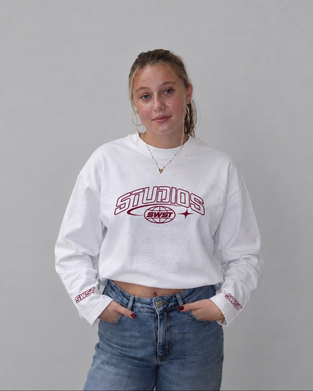 Studios longsleeve burgundy