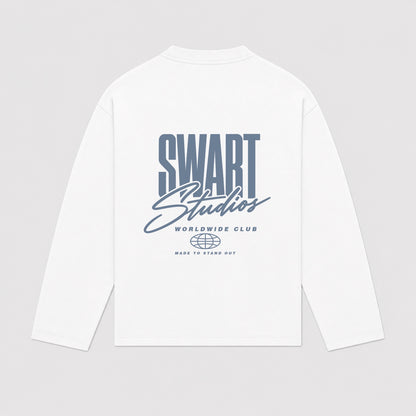 Statement longsleeve dusty blue