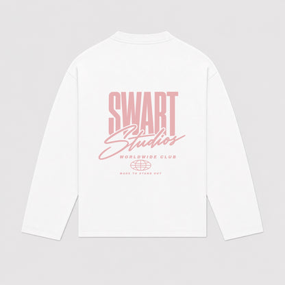 Statement longsleeve soft pink
