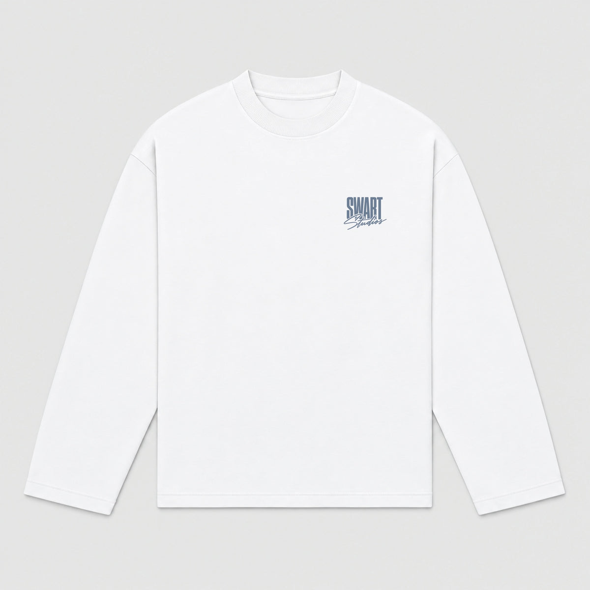 Statement longsleeve dusty blue