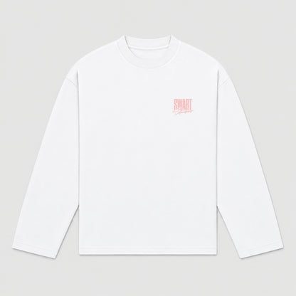 Statement longsleeve soft pink