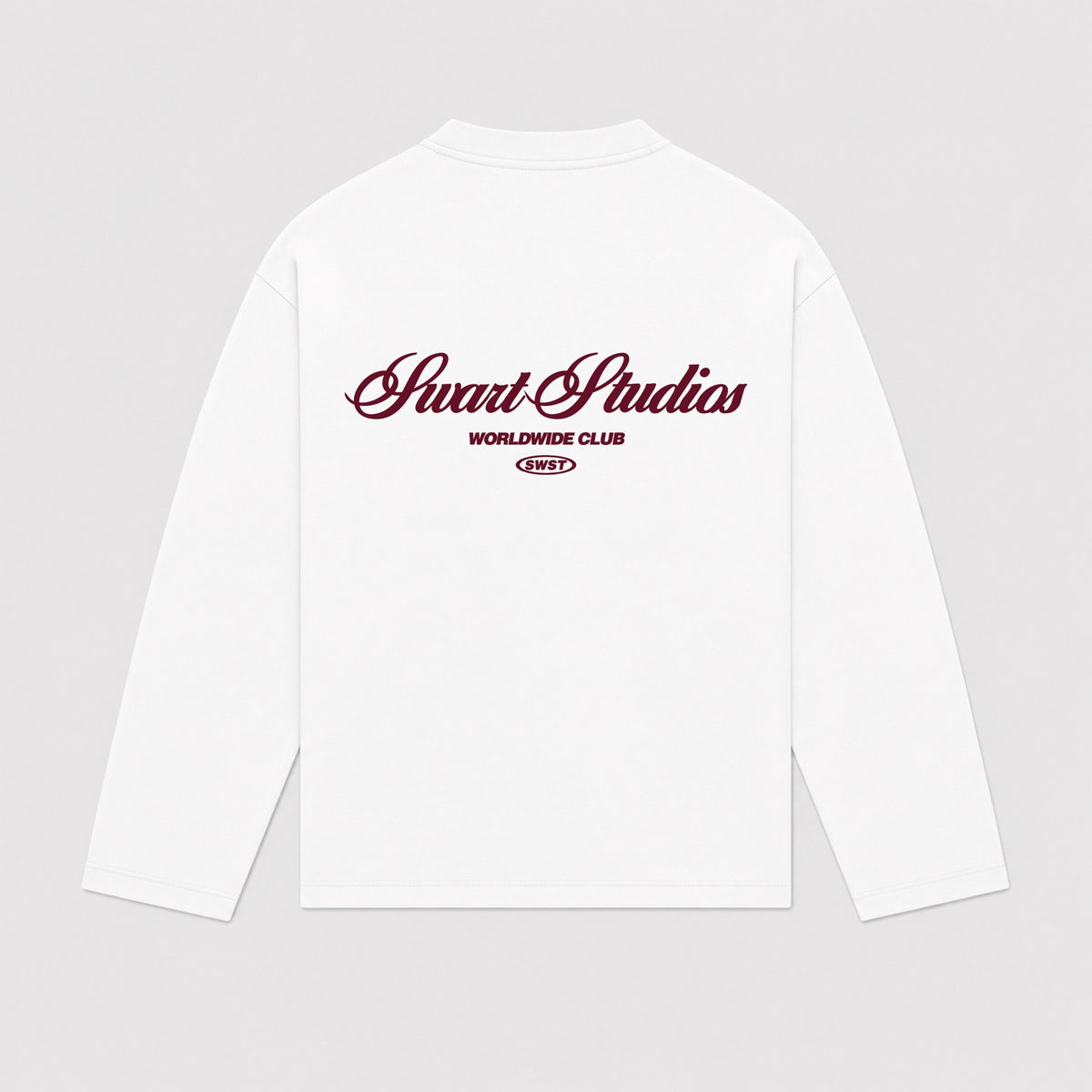 Signature longsleeve burgundy