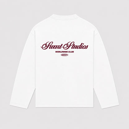 Signature longsleeve burgundy