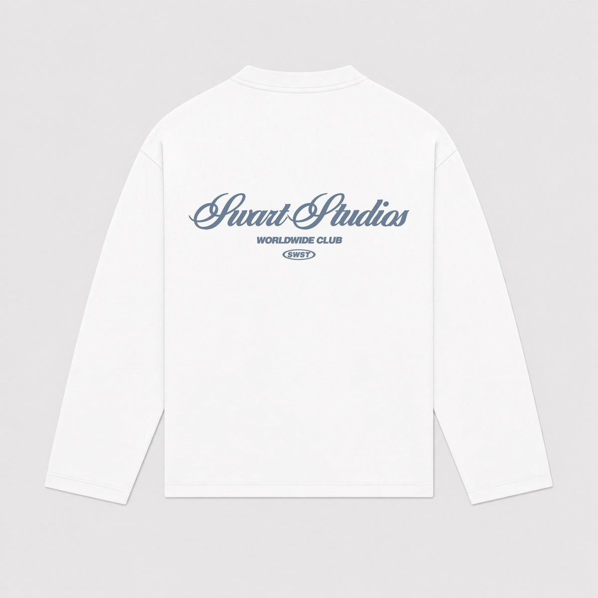Signature longsleeve dusty blue