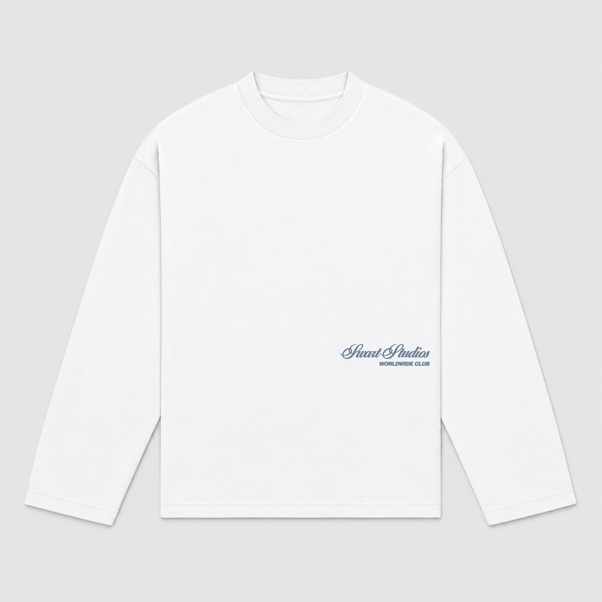 Signature longsleeve dusty blue
