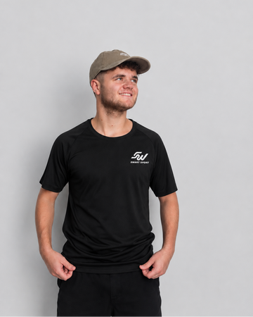 Heren sportshirt black