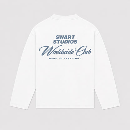 Worldwide club longsleeve dusty blue