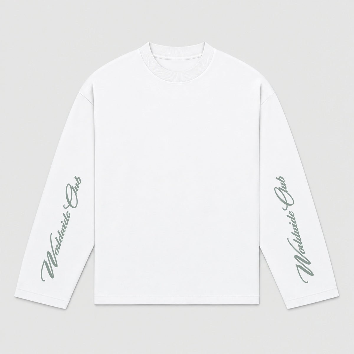 Worldwide club longsleeve sage green