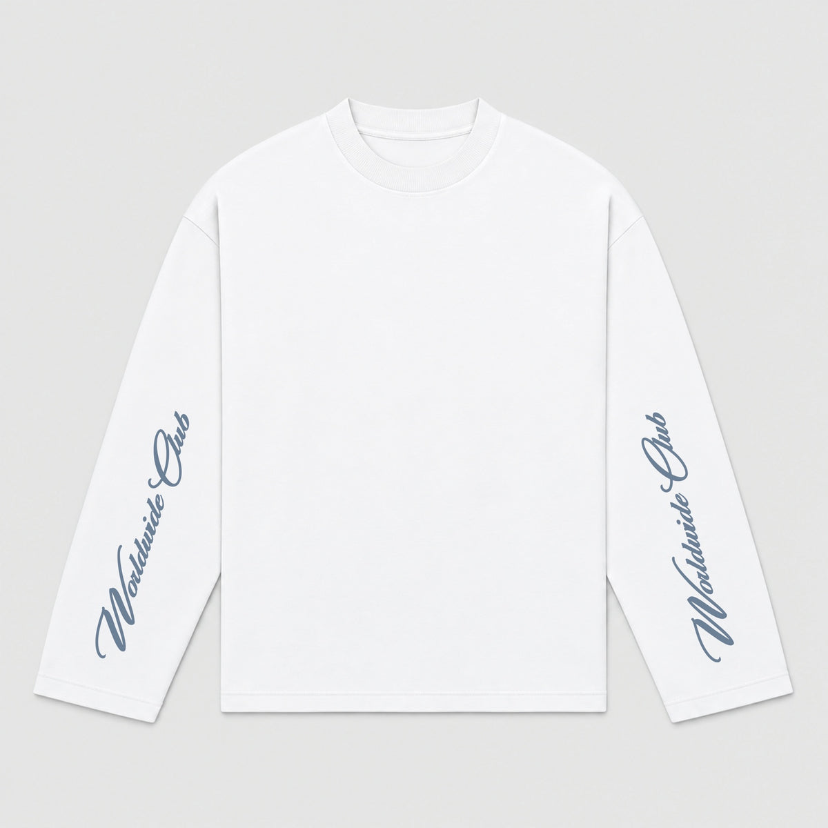 Worldwide club longsleeve dusty blue